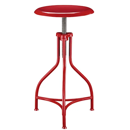 Adjustable Height Metal Stool